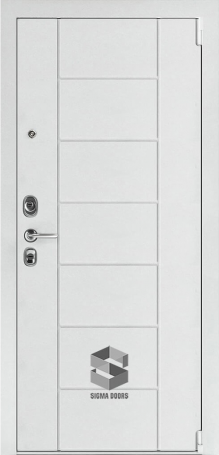 Входная дверь с зеркалом SIGMA DOORS SIGMA WHITE - фото 2
